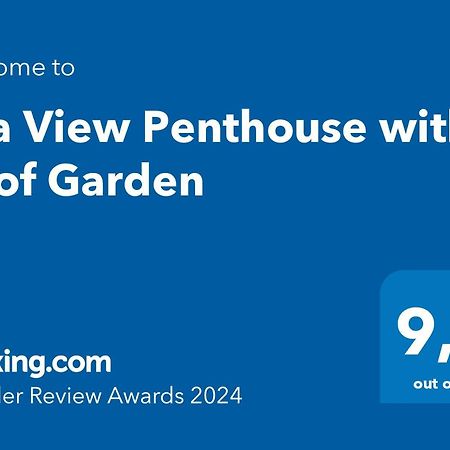 Apartament Sea View Penthouse With Roof Garden Chania  Zewnętrze zdjęcie