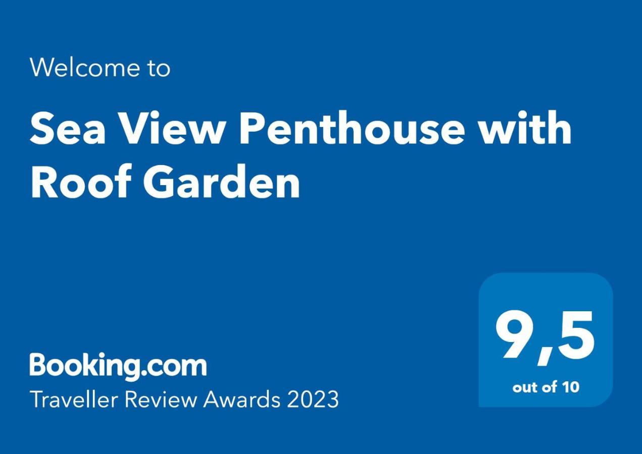 Apartament Sea View Penthouse With Roof Garden Chania  Zewnętrze zdjęcie