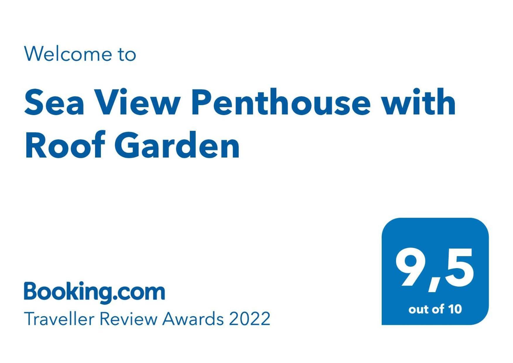 Apartament Sea View Penthouse With Roof Garden Chania  Zewnętrze zdjęcie