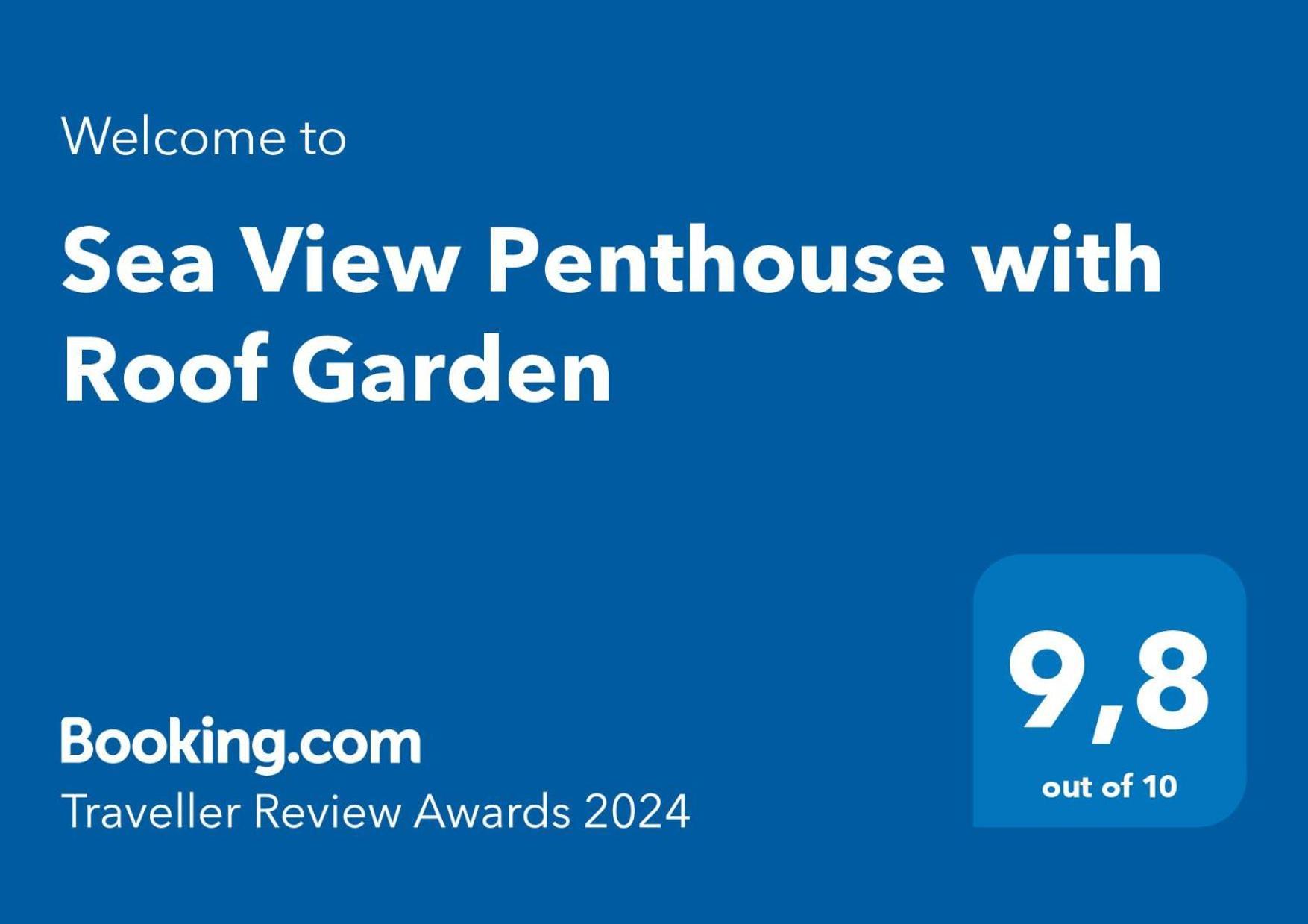 Apartament Sea View Penthouse With Roof Garden Chania  Zewnętrze zdjęcie