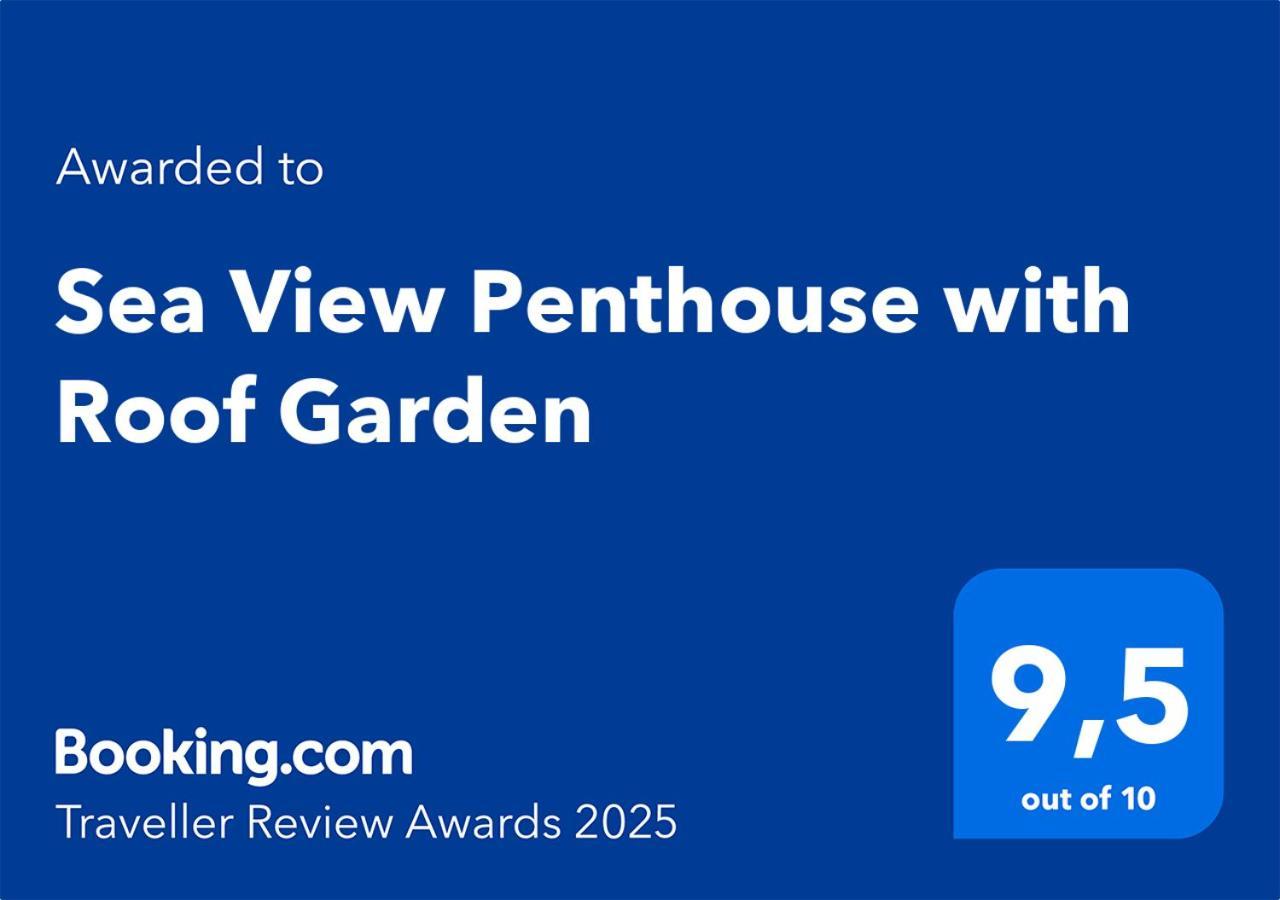 Apartament Sea View Penthouse With Roof Garden Chania  Zewnętrze zdjęcie