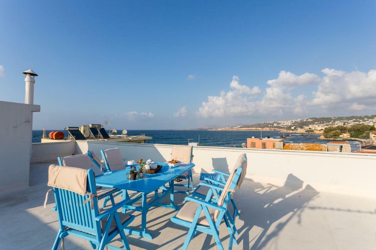 Apartament Sea View Penthouse With Roof Garden Chania  Zewnętrze zdjęcie