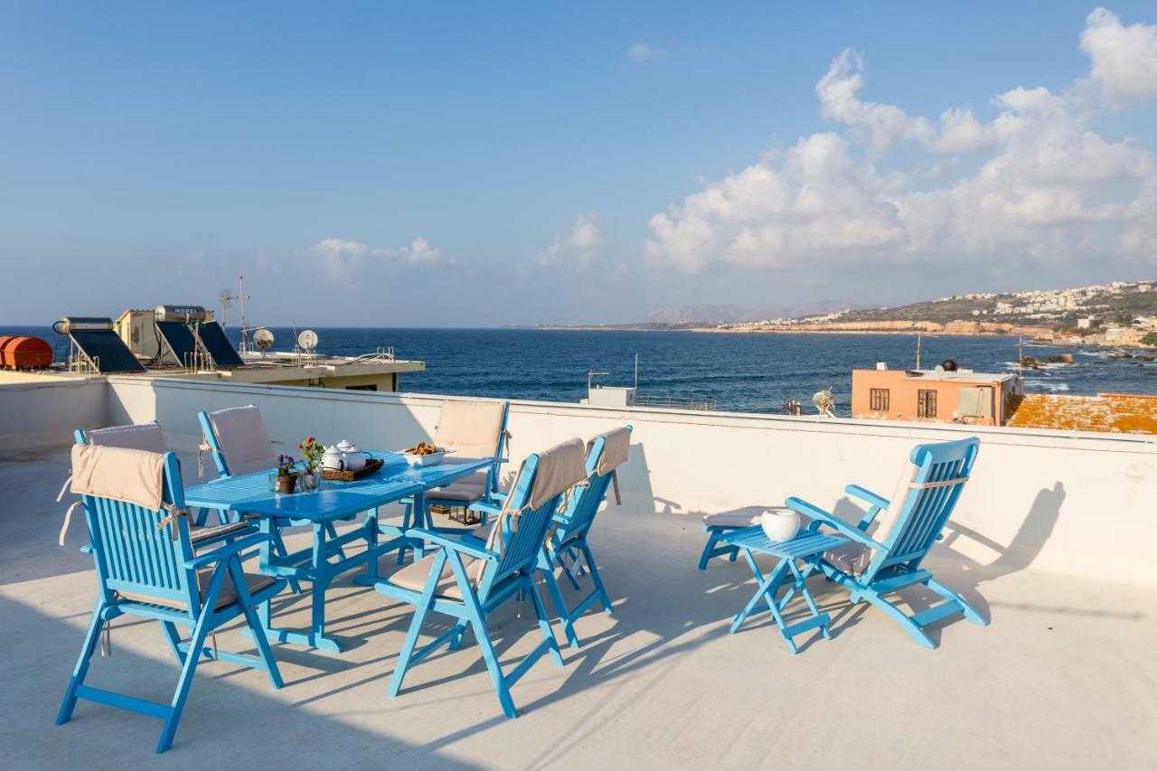 Apartament Sea View Penthouse With Roof Garden Chania  Zewnętrze zdjęcie